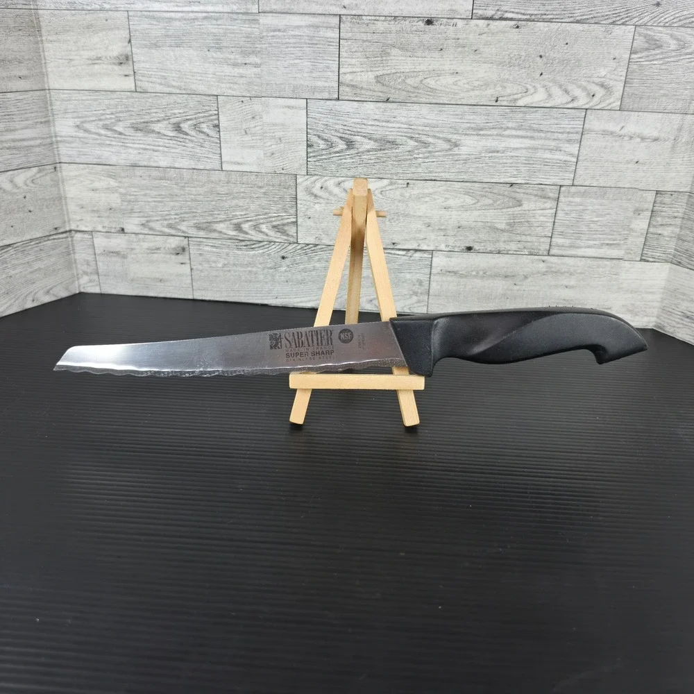 Sabatier Super Sharp 8 inch Serrated Bread Knife Stainless Steel Made in France